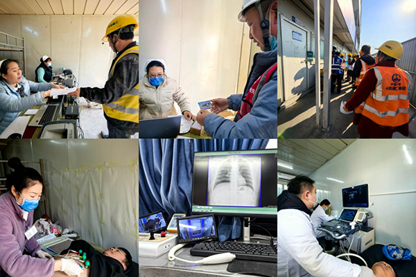 劳模健康管理中心完成首次移动外出体检